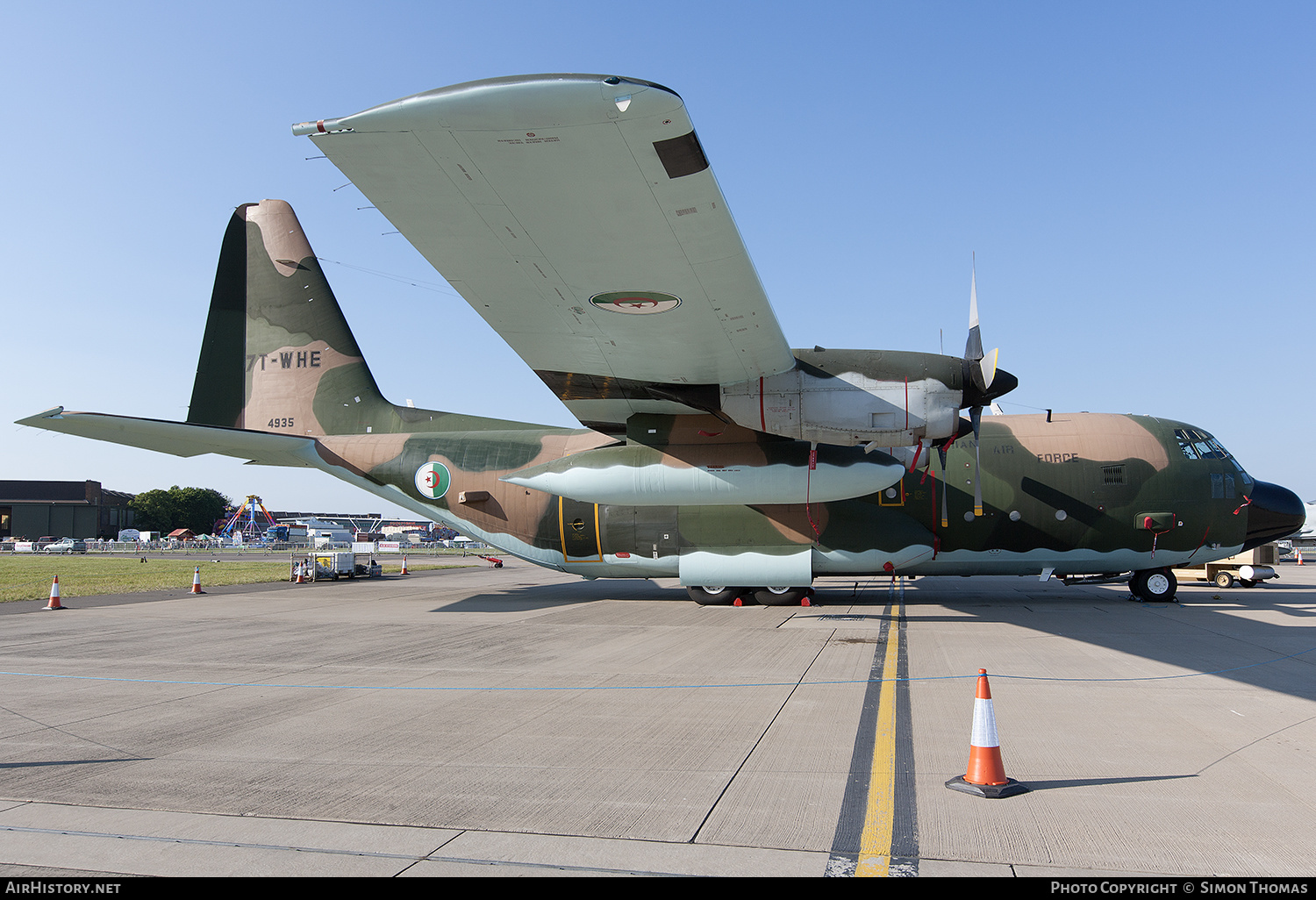 Aircraft Photo of 7T-WHE / 4935 | Lockheed C-130H Hercules | Algeria - Air Force | AirHistory.net #555660