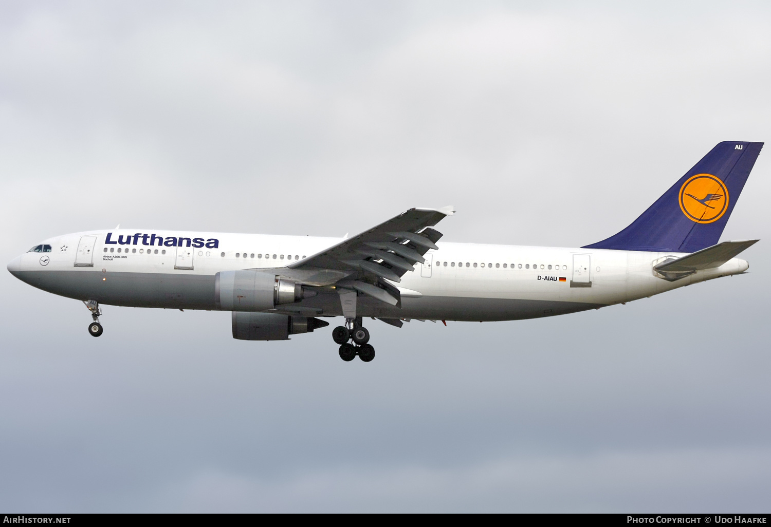 Aircraft Photo of D-AIAU | Airbus A300B4-603 | Lufthansa | AirHistory.net #555664