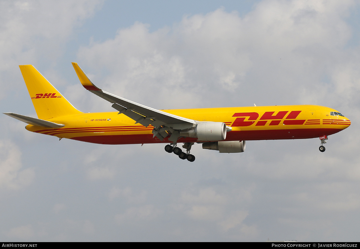 Aircraft Photo of HP-3510DAE | Boeing 767-316/ER(BCF) | DHL International | AirHistory.net #555669