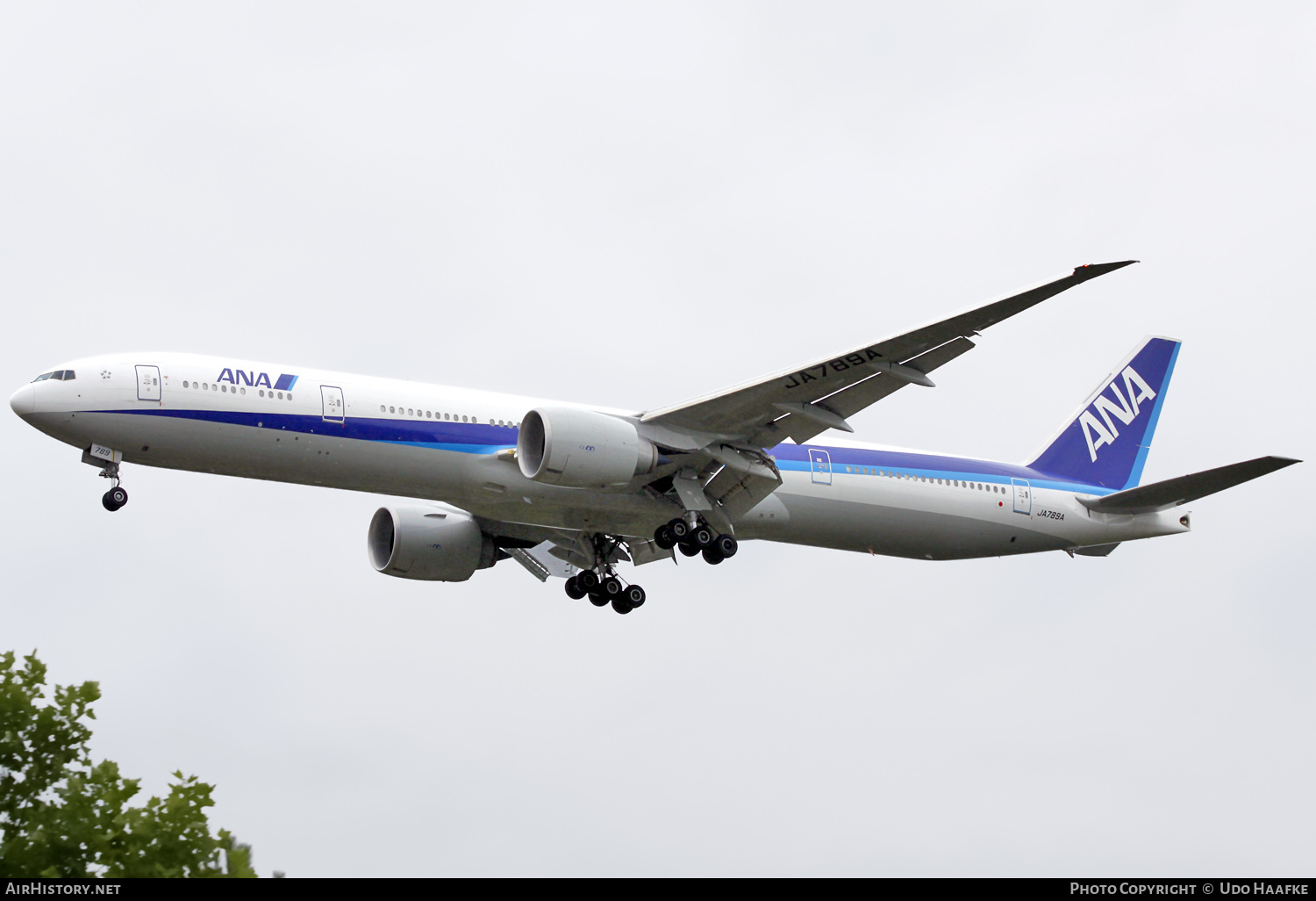 Aircraft Photo of JA789A | Boeing 777-381/ER | All Nippon Airways - ANA | AirHistory.net #555681
