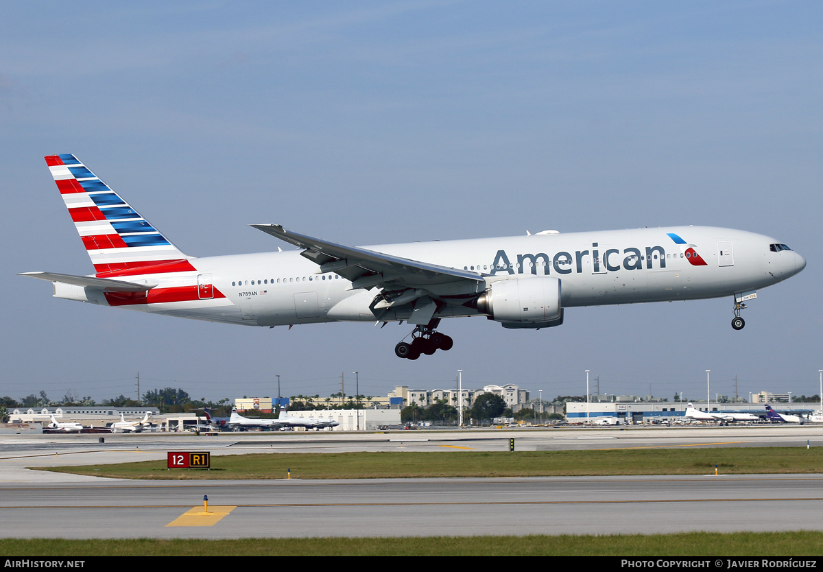 Aircraft Photo of N789AN | Boeing 777-223/ER | American Airlines | AirHistory.net #555682