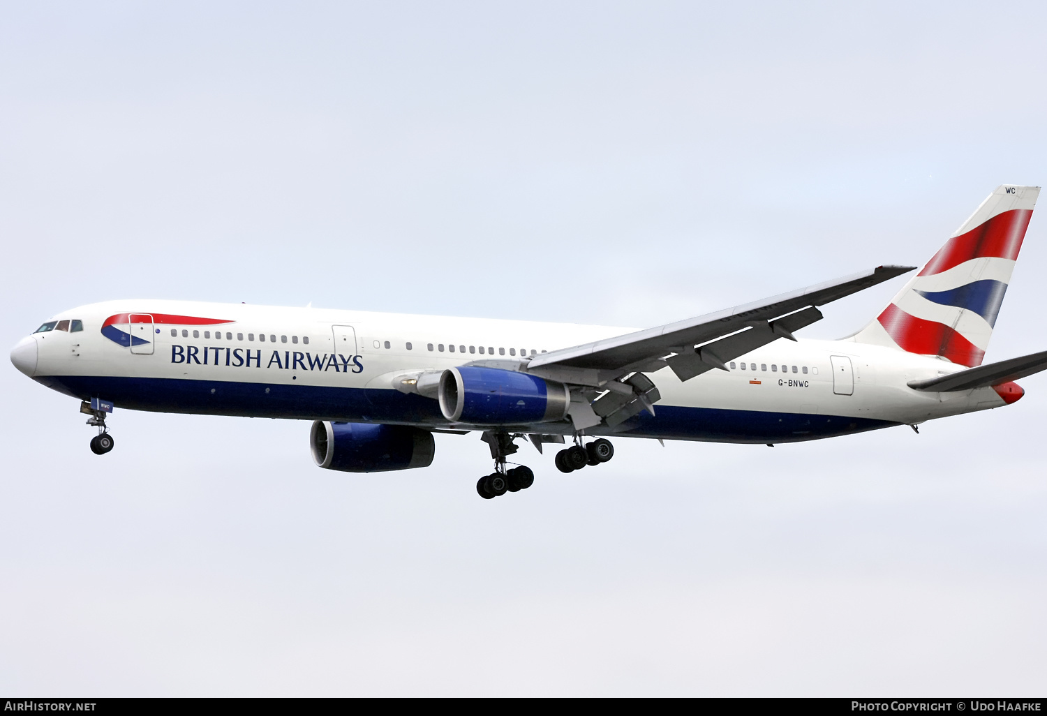 Aircraft Photo of G-BNWC | Boeing 767-336/ER | British Airways | AirHistory.net #555685