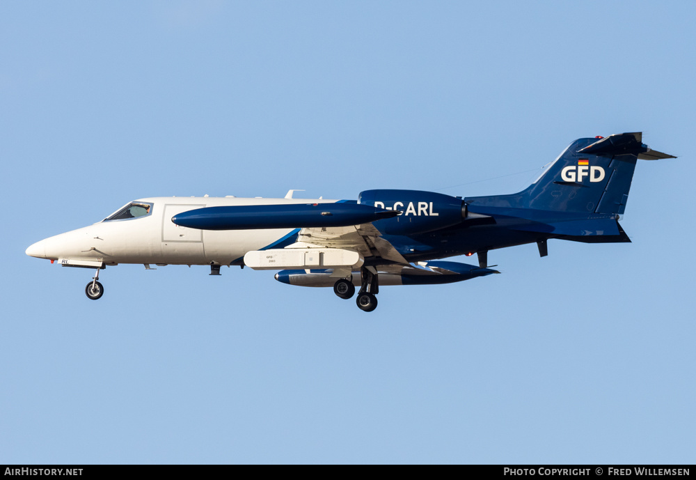 Aircraft Photo of D-CARL | Gates Learjet 35A | GFD - Gesellschaft für Flugzieldarstellung | AirHistory.net #555697