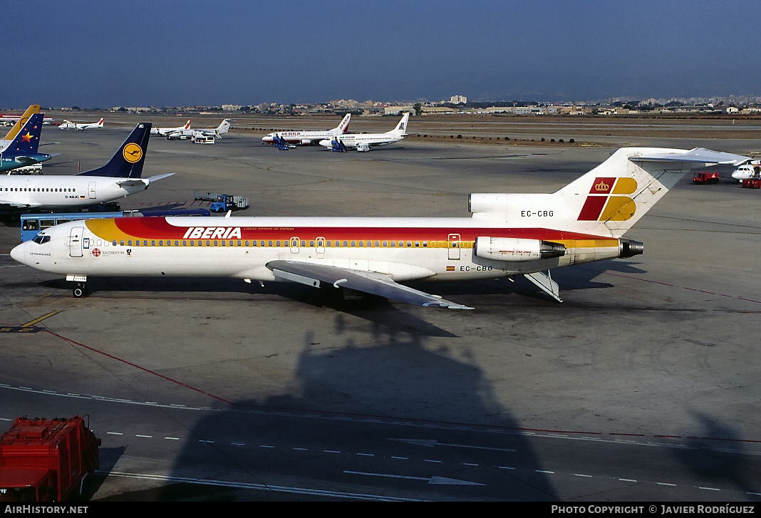 Aircraft Photo of EC-CBG | Boeing 727-256/Adv | Iberia | AirHistory.net #555699