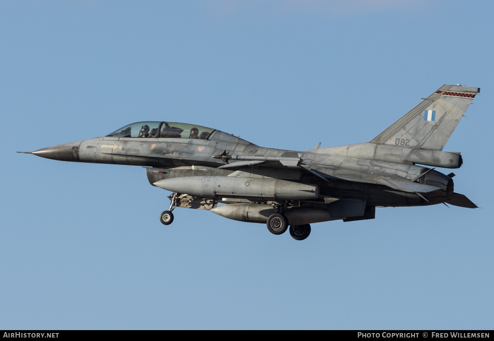 Aircraft Photo of 082 | Lockheed Martin F-16DJ Fighting Falcon | Greece - Air Force | AirHistory.net #555704