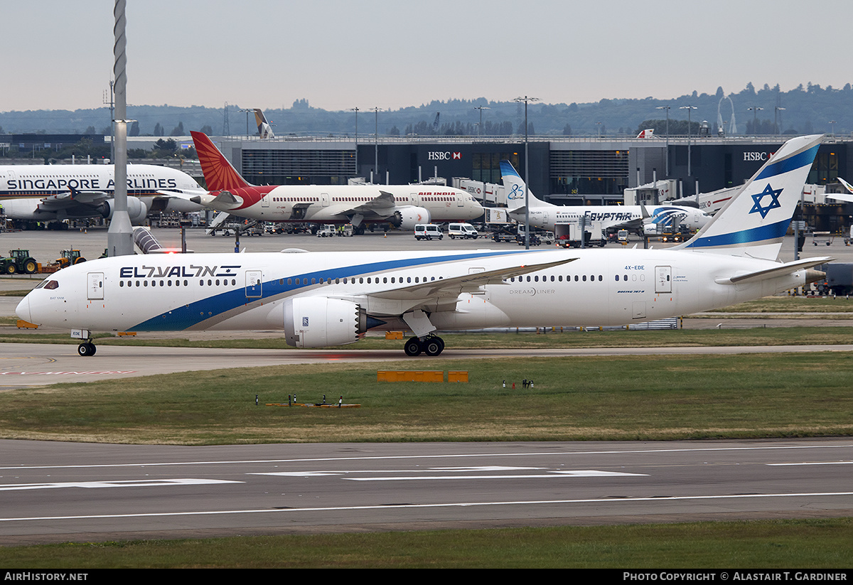 Aircraft Photo of 4X-EDE | Boeing 787-9 Dreamliner | El Al Israel Airlines | AirHistory.net #555715