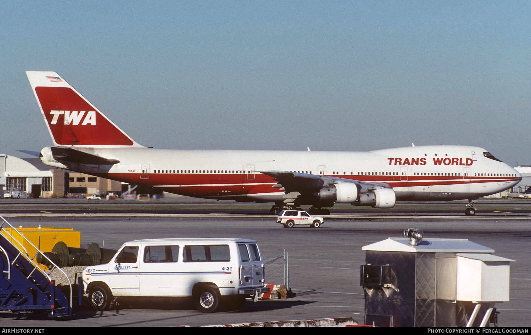 Aircraft Photo of N93119 | Boeing 747-131 | Trans World Airlines - TWA | AirHistory.net #555716