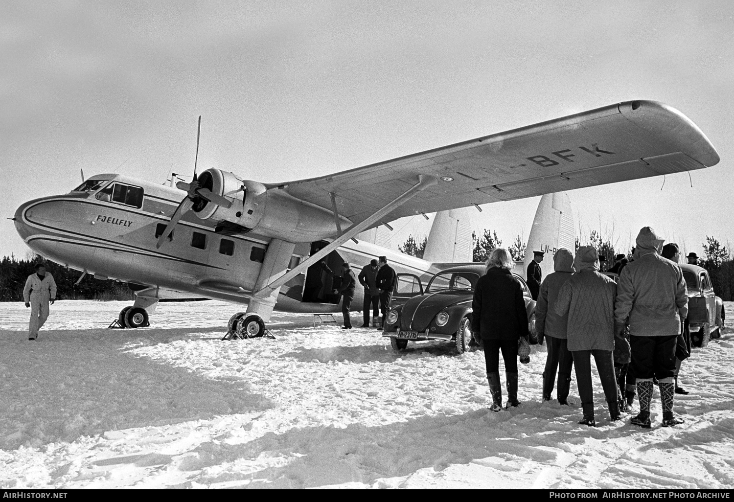 Aircraft Photo of LN-BFK | Scottish Aviation Twin Pioneer Series 1 | Fjellfly | AirHistory.net #555752