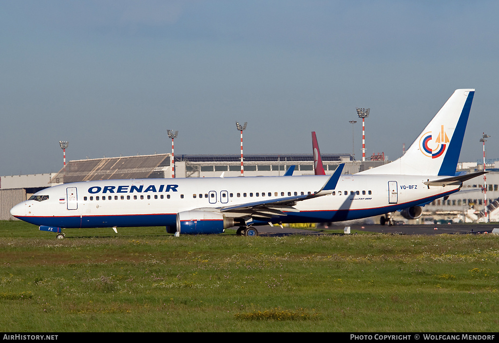 Aircraft Photo of VQ-BFZ | Boeing 737-86N | Orenair | AirHistory.net #555773