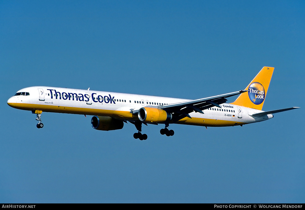 Aircraft Photo of D-ABOK | Boeing 757-330 | Thomas Cook Airlines | AirHistory.net #555779