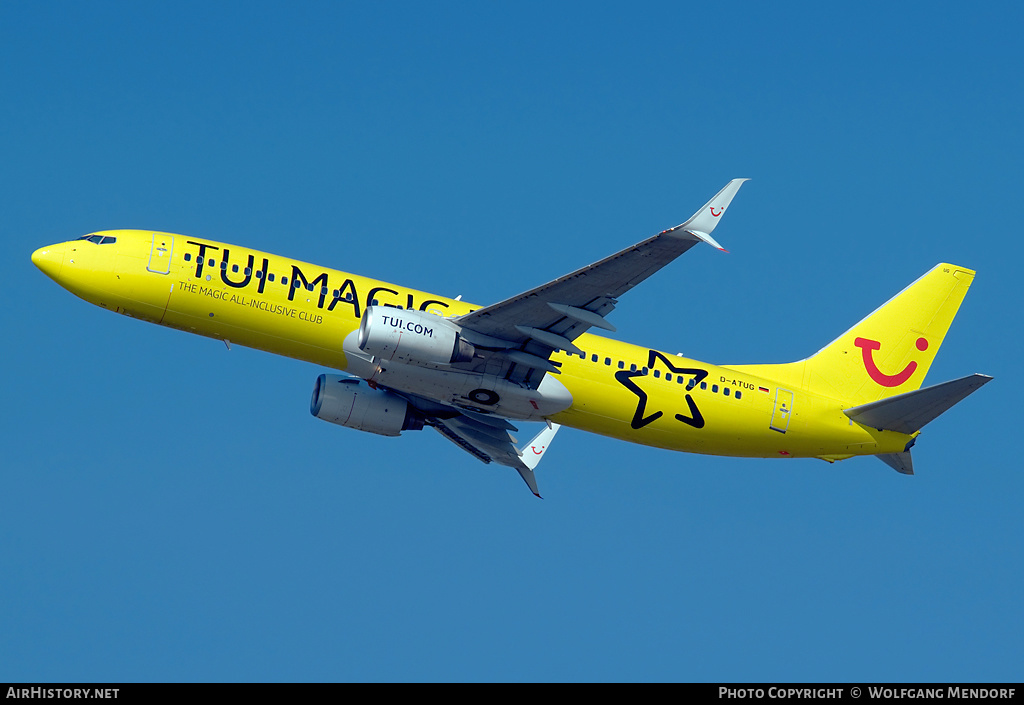 Aircraft Photo of D-ATUG | Boeing 737-8K5 | TUI | AirHistory.net #555788