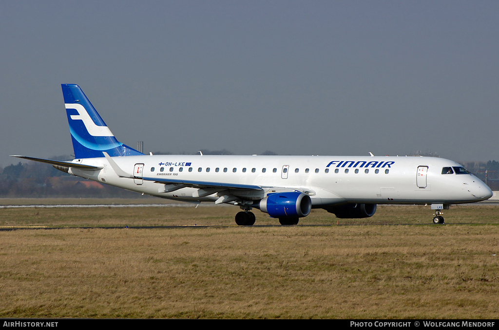 Aircraft Photo of OH-LKE | Embraer 190LR (ERJ-190-100LR) | Finnair | AirHistory.net #555799