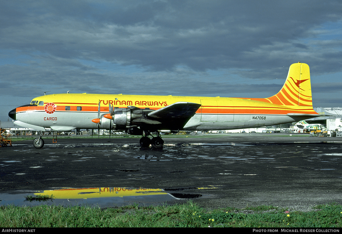 Aircraft Photo of N47058 | Douglas DC-6B(F) | Surinam Airways | AirHistory.net #555803