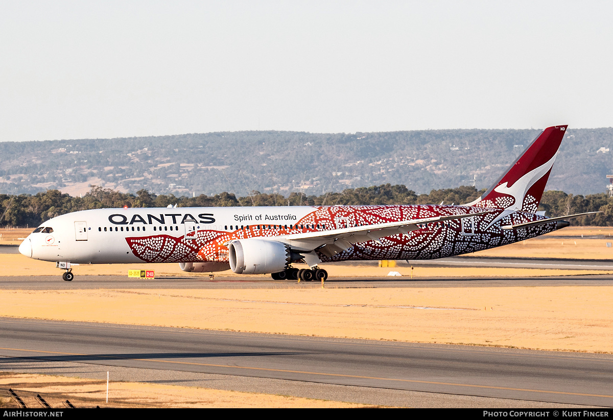 Aircraft Photo of VH-ZND | Boeing 787-9 Dreamliner | Qantas | AirHistory.net #555828