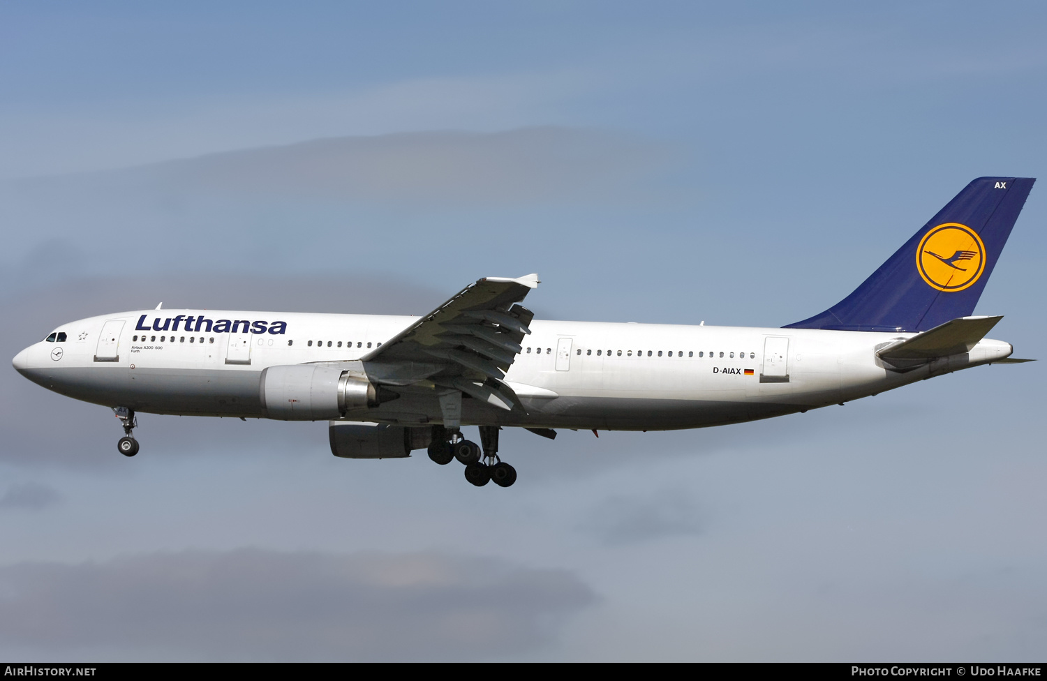 Aircraft Photo of D-AIAX | Airbus A300B4-605R | Lufthansa | AirHistory.net #555832