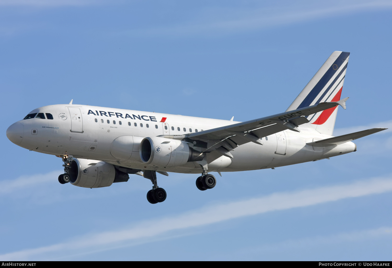 Aircraft Photo of F-GUGE | Airbus A318-111 | Air France | AirHistory.net #555834