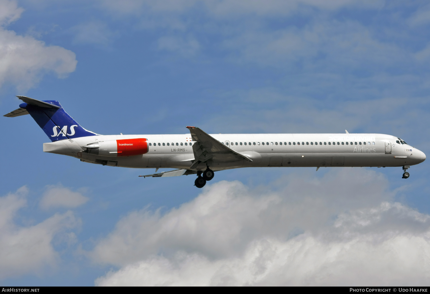 Aircraft Photo of LN-RMS | McDonnell Douglas MD-82 (DC-9-82) | Scandinavian Airlines - SAS | AirHistory.net #555844