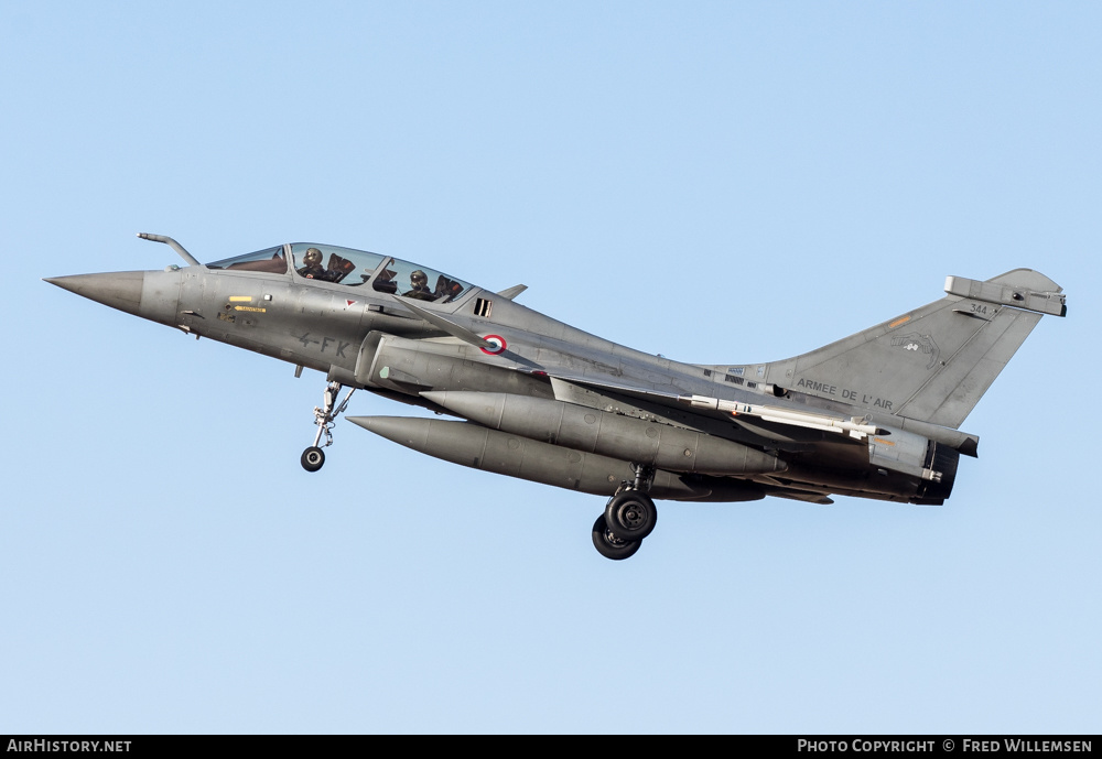 Aircraft Photo of 344 | Dassault Rafale B | France - Air Force | AirHistory.net #555907