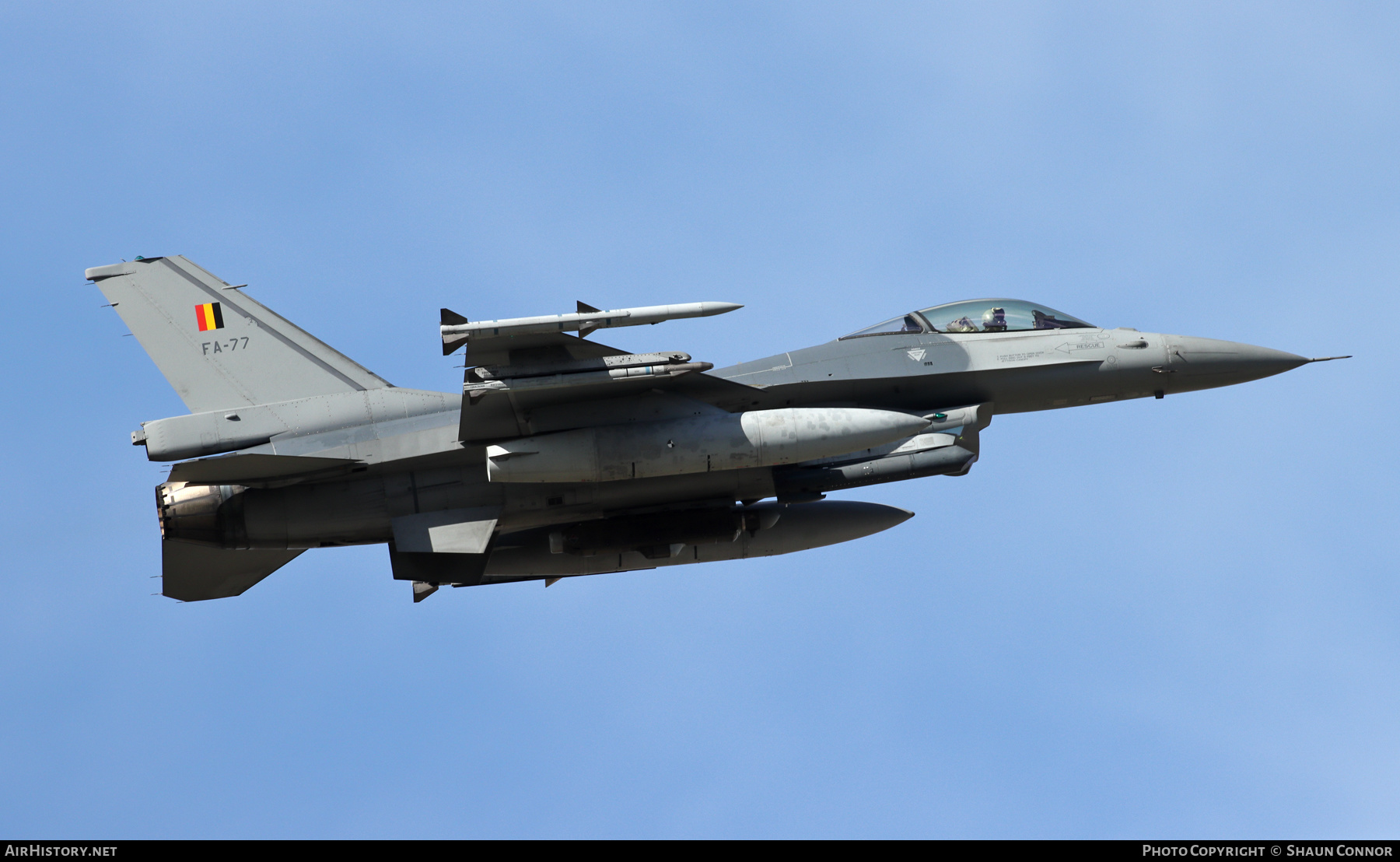 Aircraft Photo of FA-77 | General Dynamics F-16A Fighting Falcon | Belgium - Air Force | AirHistory.net #555924