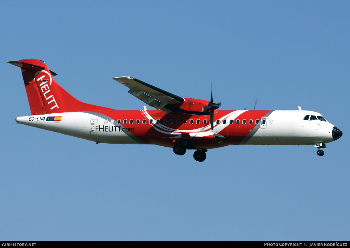 Aircraft Photo of EC-LNQ | ATR ATR-72-201 | Helitt Líneas Aéreas | AirHistory.net #555925
