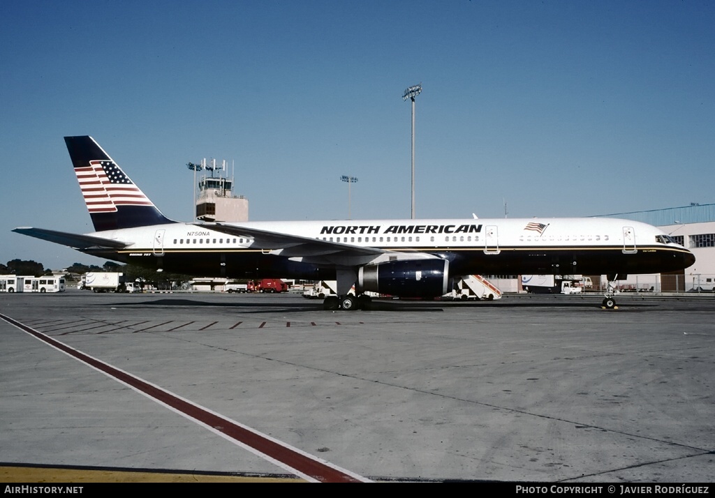 Aircraft Photo of N750NA | Boeing 757-28A | North American Airlines | AirHistory.net #555931