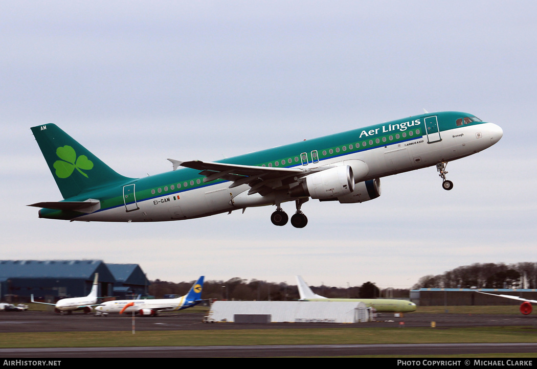 Aircraft Photo of EI-GAM | Airbus A320-214 | Aer Lingus | AirHistory.net #555937