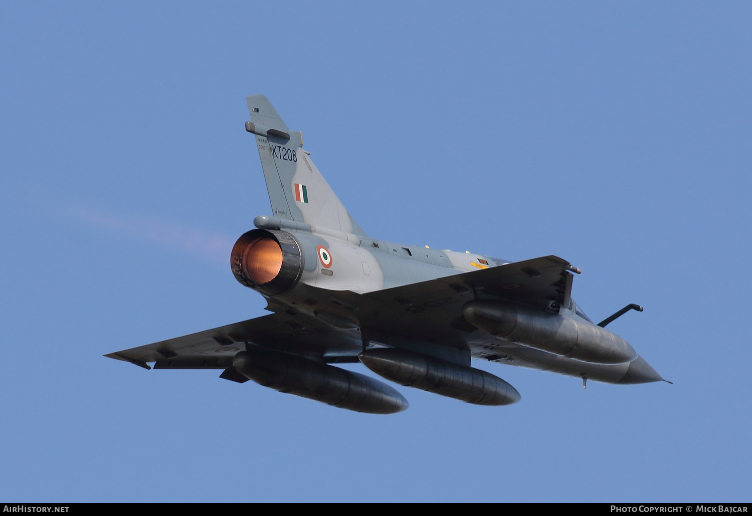 Aircraft Photo of KT208 | Dassault Mirage 2000TI | India - Air Force | AirHistory.net #555939