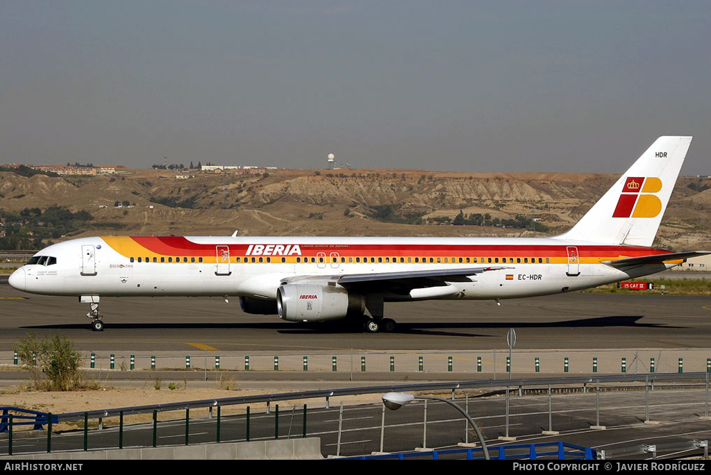 Aircraft Photo of EC-HDR | Boeing 757-256 | Iberia | AirHistory.net #555951