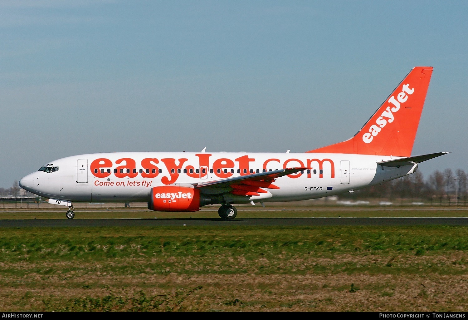 Aircraft Photo of G-EZKD | Boeing 737-73V | EasyJet | AirHistory.net #555953