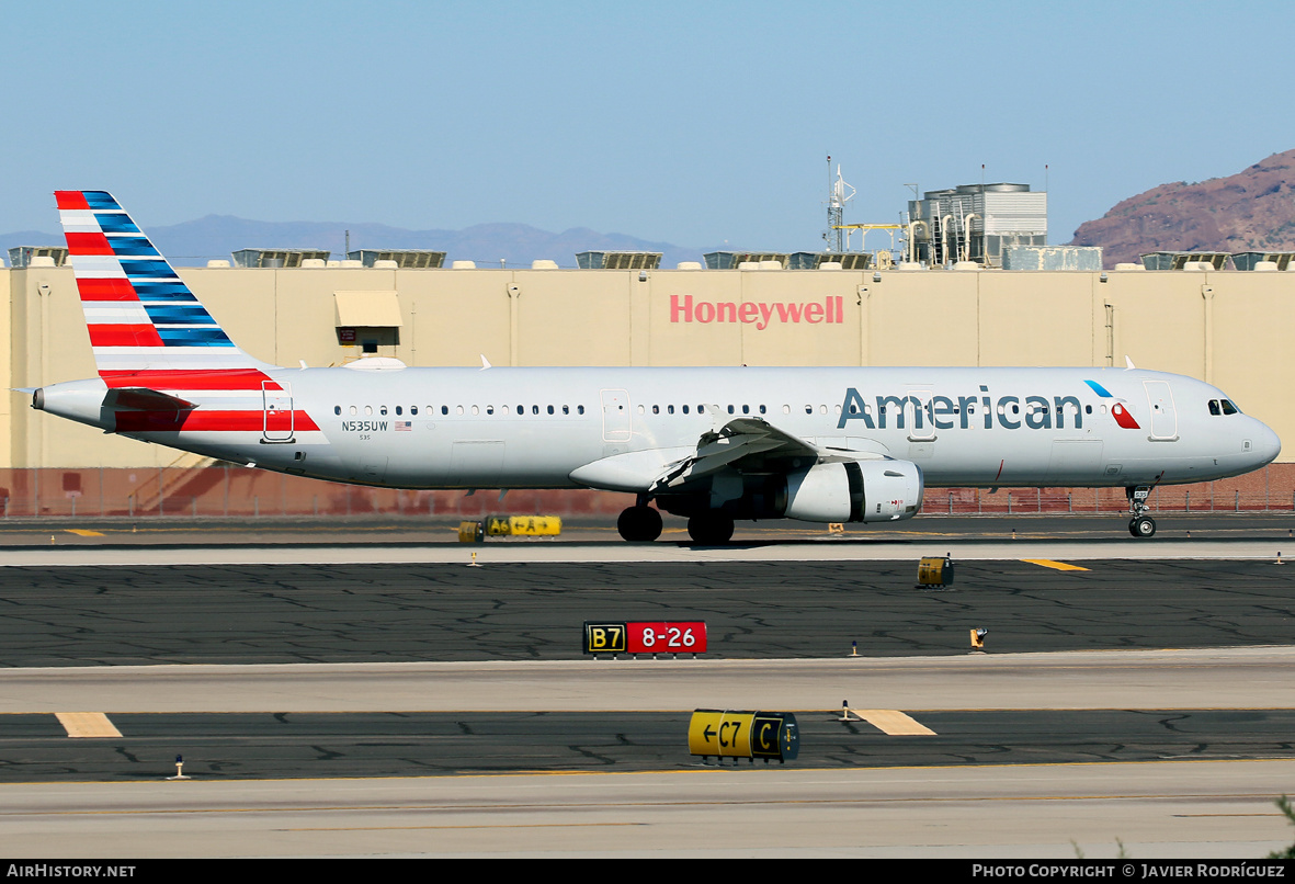 Aircraft Photo of N535UW | Airbus A321-231 | American Airlines | AirHistory.net #555981