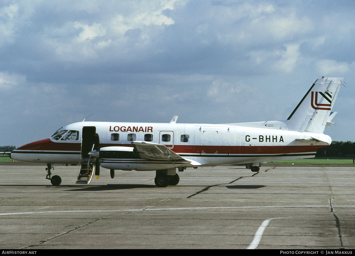 Aircraft Photo of G-BHHA | Embraer EMB-110P1 Bandeirante | Loganair | AirHistory.net #555985