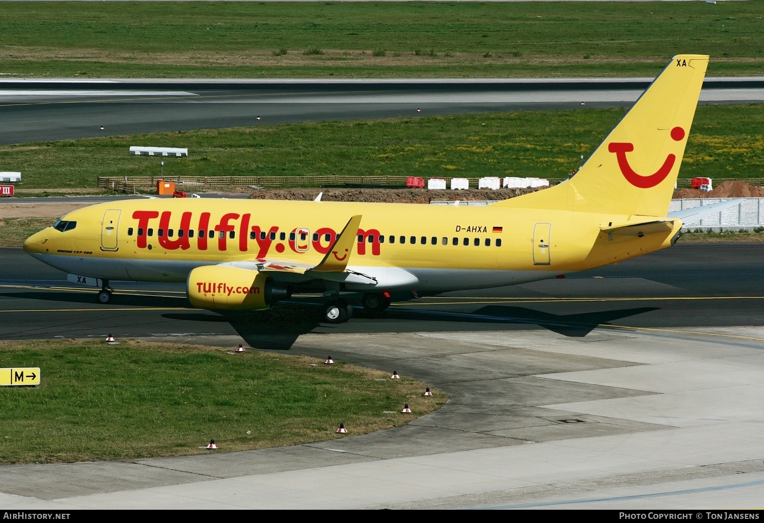 Aircraft Photo of D-AHXA | Boeing 737-7K5 | TUIfly | AirHistory.net #556009