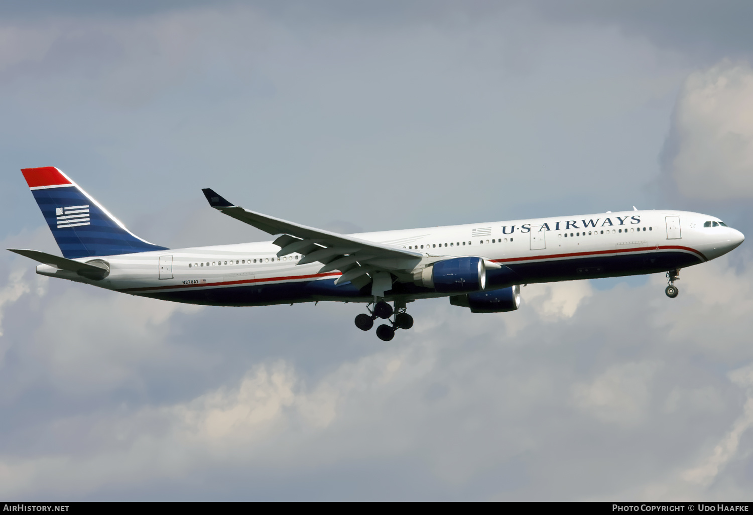 Aircraft Photo of N278AY | Airbus A330-323 | US Airways | AirHistory.net #556019