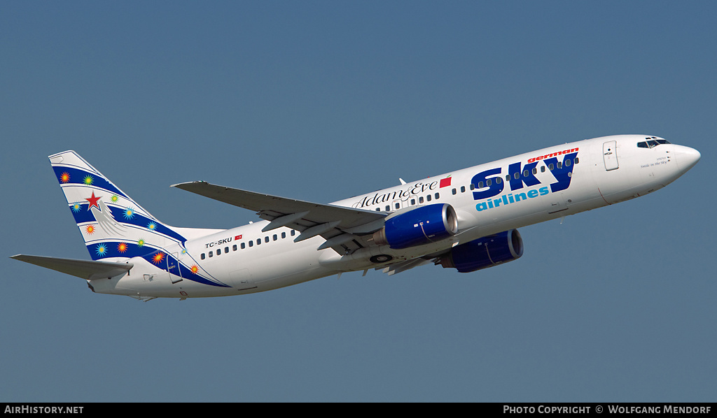 Aircraft Photo of TC-SKU | Boeing 737-883 | German Sky Airlines | AirHistory.net #556030