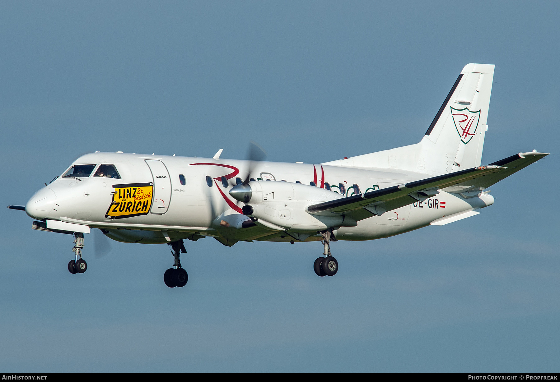 Aircraft Photo of OE-GIR | Saab 340A | Robin Hood Aviation | AirHistory.net #556065