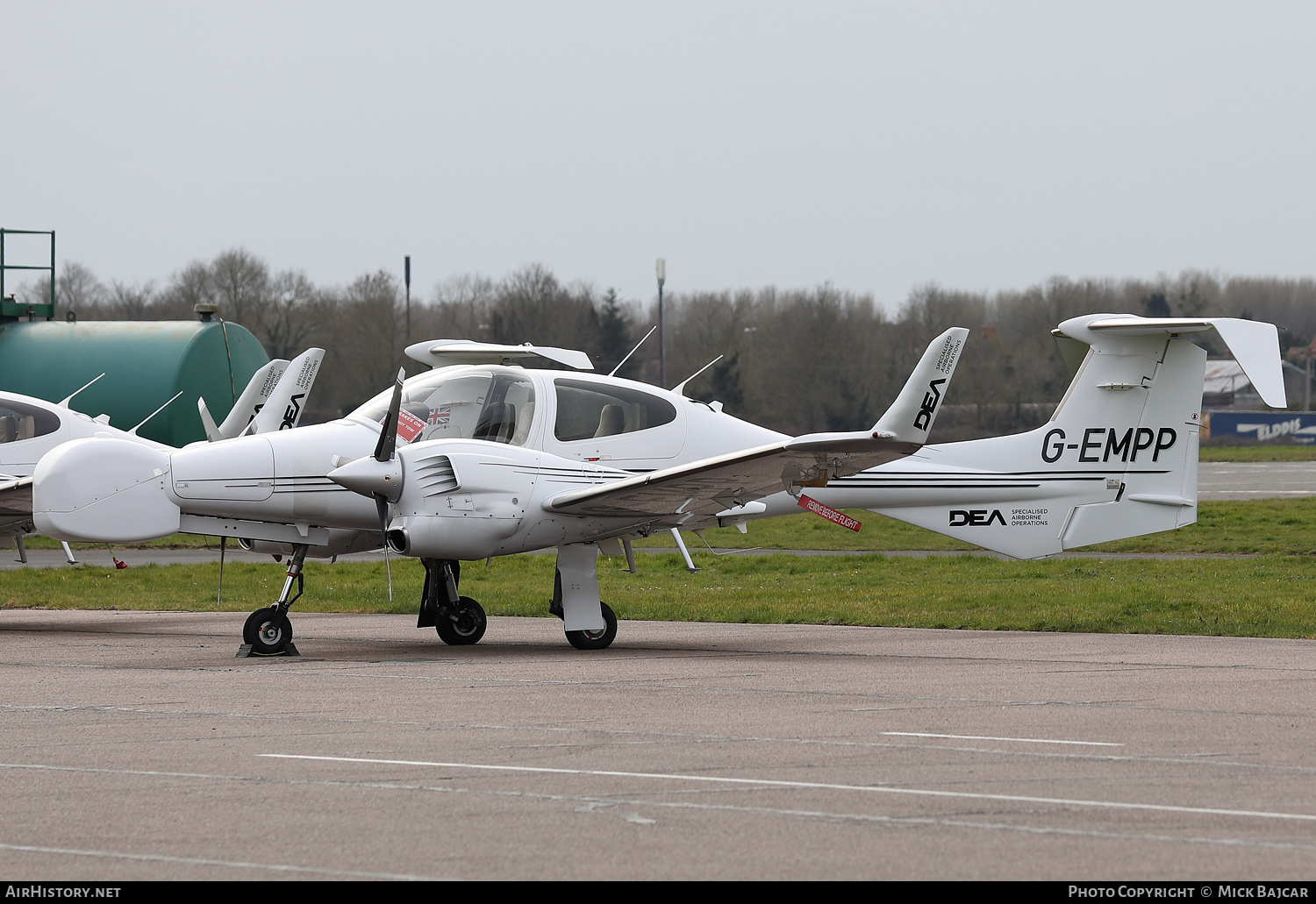 Aircraft Photo of G-EMPP | Diamond DA42 M Twin Star | DEA Specialised Airborne Operations | AirHistory.net #556075