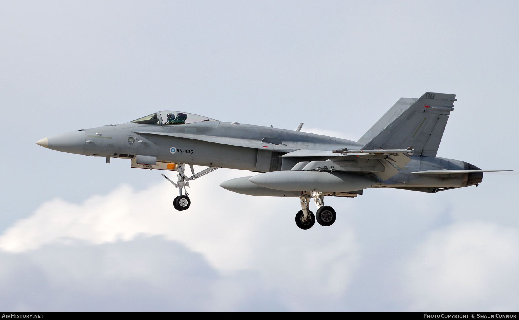 Aircraft Photo of HN-406 | McDonnell Douglas F/A-18C Hornet | Finland - Air Force | AirHistory.net #556081