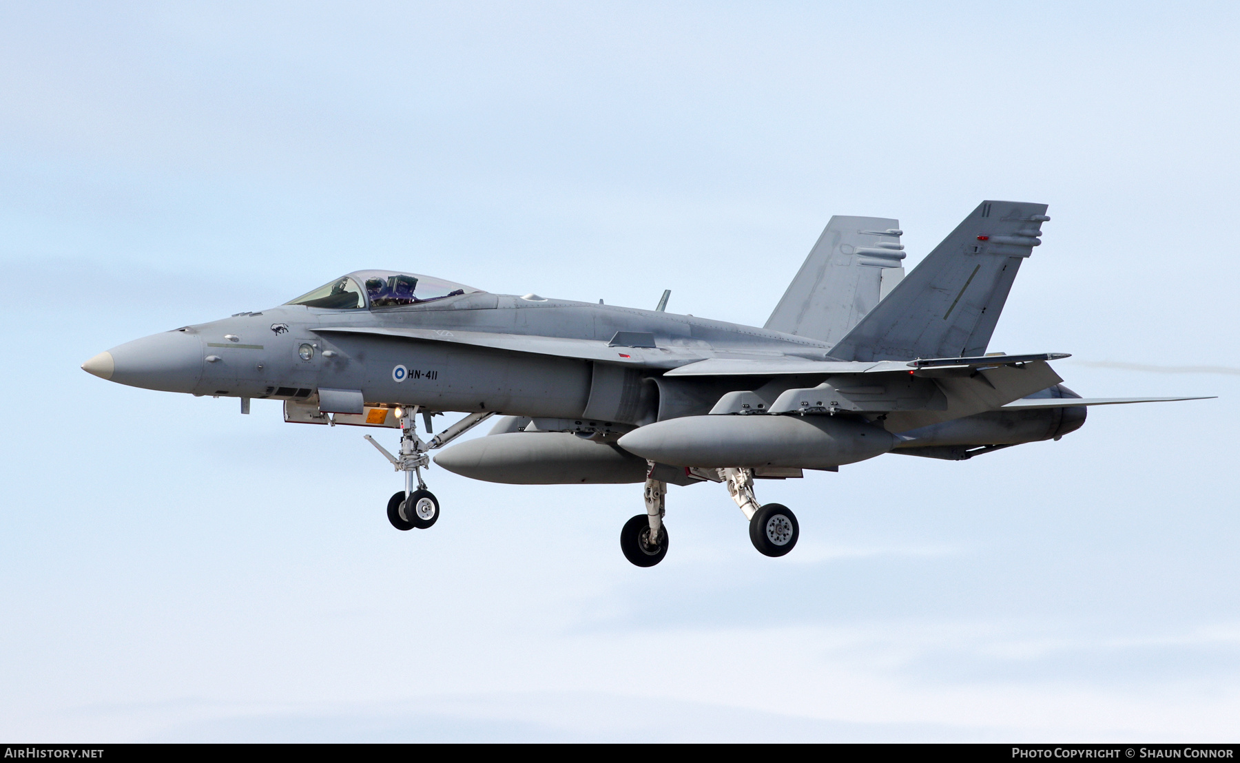 Aircraft Photo of HN-411 | McDonnell Douglas F/A-18C Hornet | Finland - Air Force | AirHistory.net #556082
