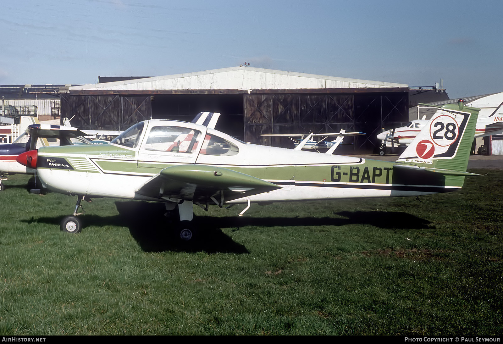 Aircraft Photo of G-BAPT | Fuji FA-200-180 Aero Subaru | AirHistory.net #556083