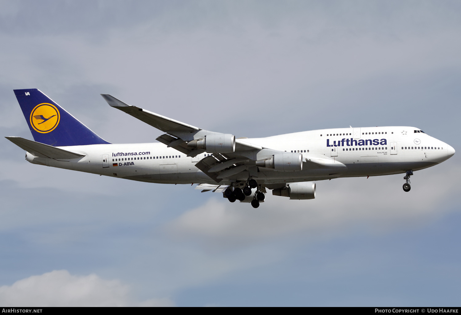 Aircraft Photo of D-ABVA | Boeing 747-430 | Lufthansa | AirHistory.net #556092