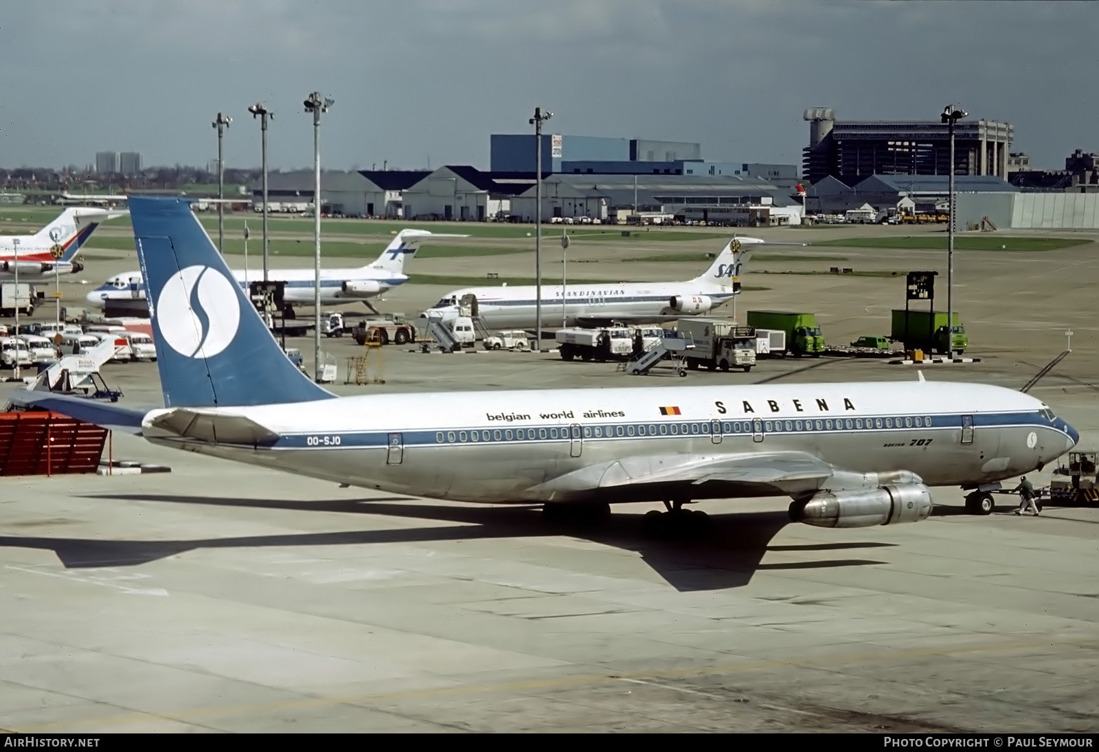 Aircraft Photo of OO-SJO | Boeing 707-329C | Sabena | AirHistory.net #556109