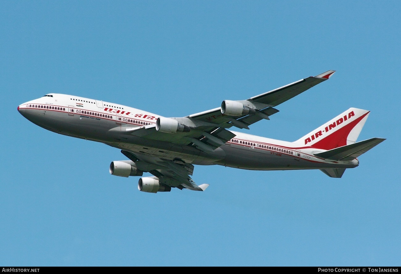 Aircraft Photo of VT-AIM | Boeing 747-433M | Air India | AirHistory.net #556146
