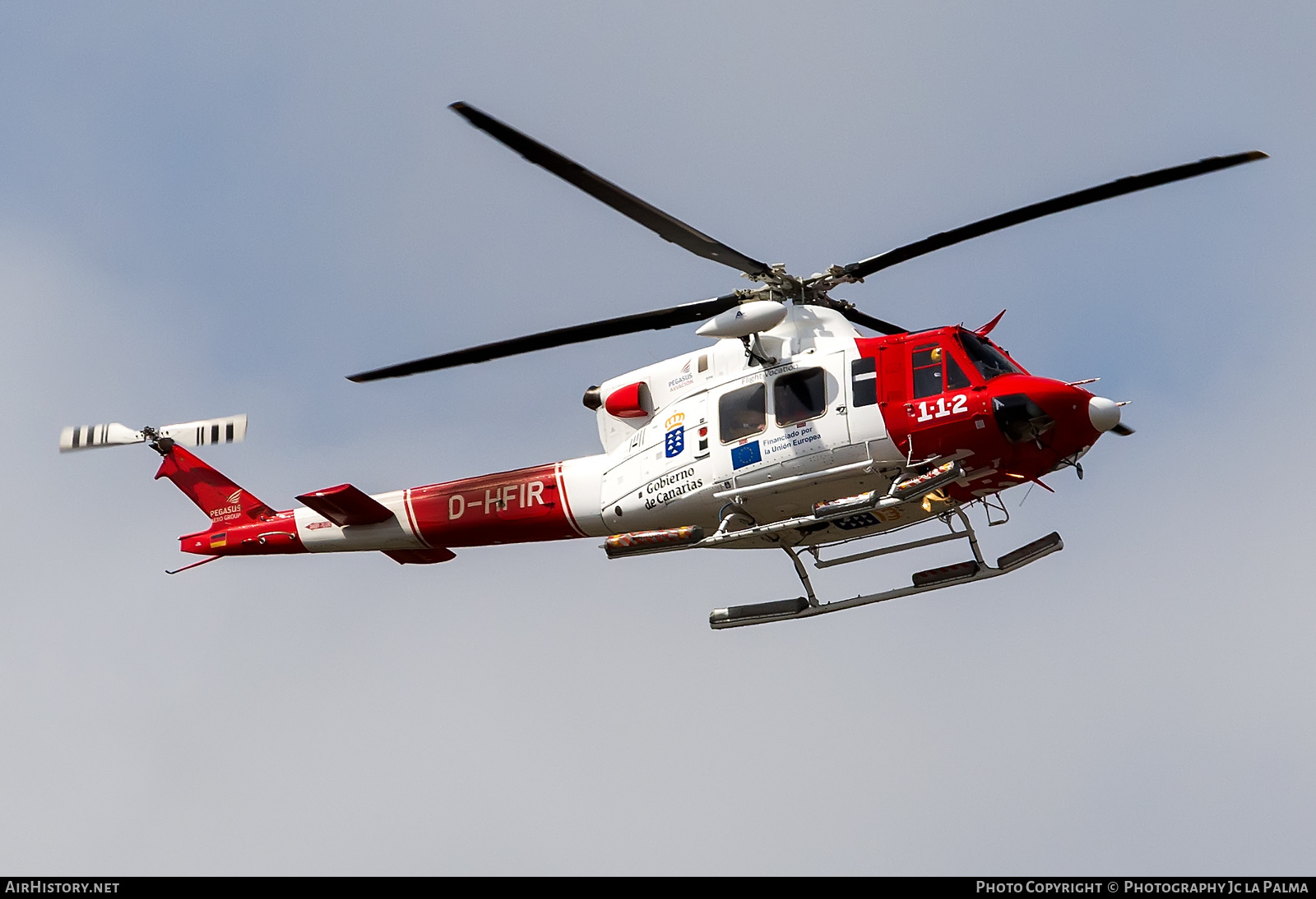 Aircraft Photo of D-HFIR | Bell 412EP | Pegasus Aviación | AirHistory.net #556149