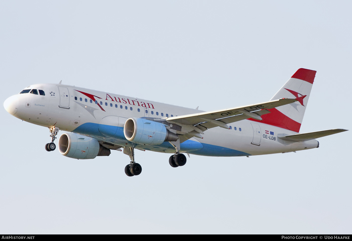 Aircraft Photo of OE-LDB | Airbus A319-112 | Austrian Airlines | AirHistory.net #556157