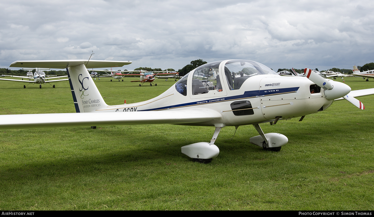 Aircraft Photo of G-OSPX | Grob G-109B | Sydney Charles Aviation Services | AirHistory.net #556159