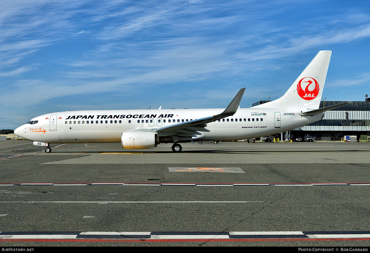 Aircraft Photo of JA09RK | Boeing 737-800 | Japan TransOcean Air - JTA | AirHistory.net #556171