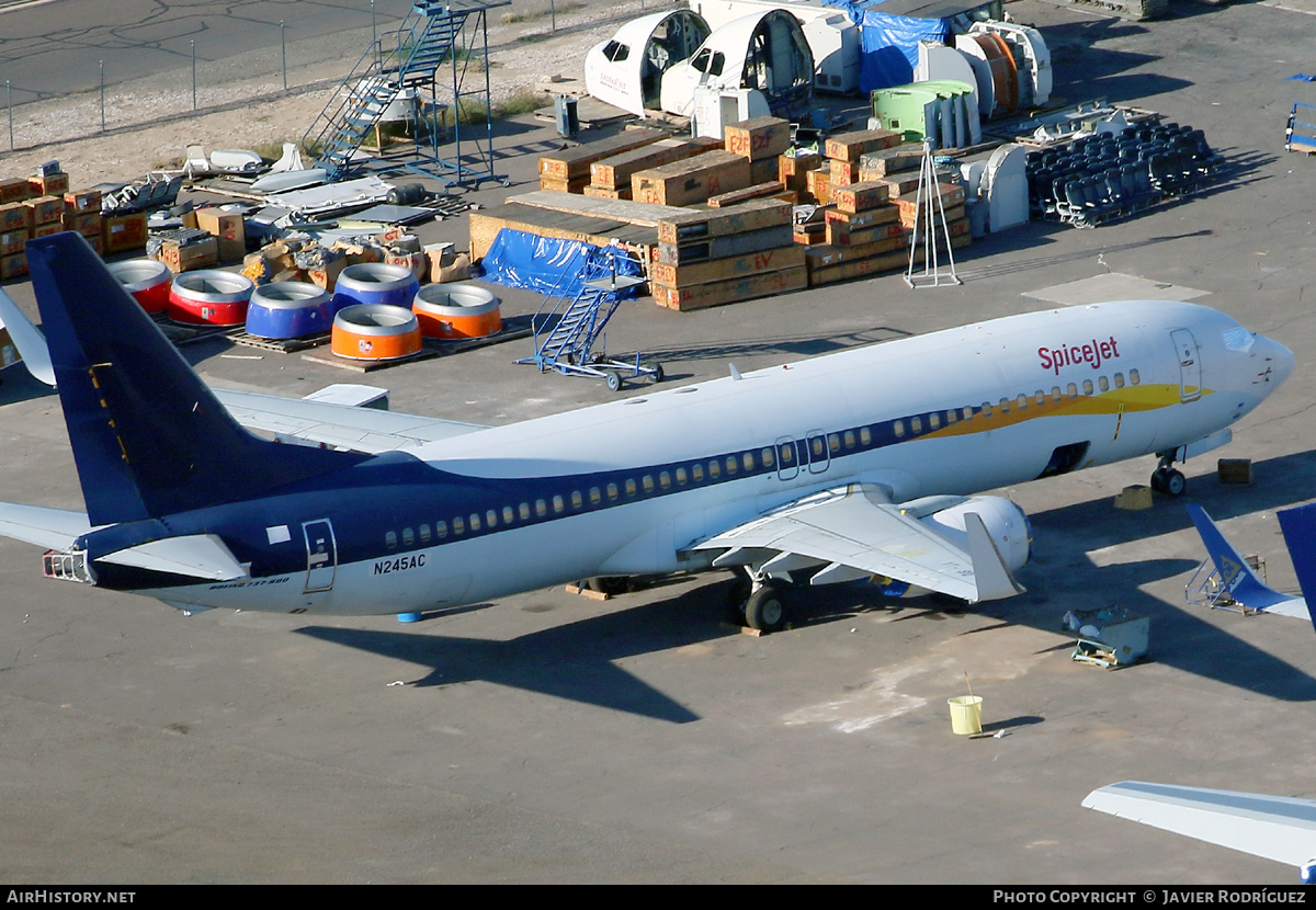 Aircraft Photo of N245AC | Boeing 737-85R | SpiceJet | AirHistory.net #556203
