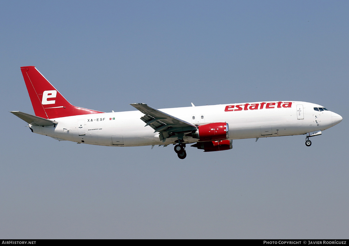 Aircraft Photo of XA-ESF | Boeing 737-490(SF) | Estafeta Carga Aerea | AirHistory.net #556205