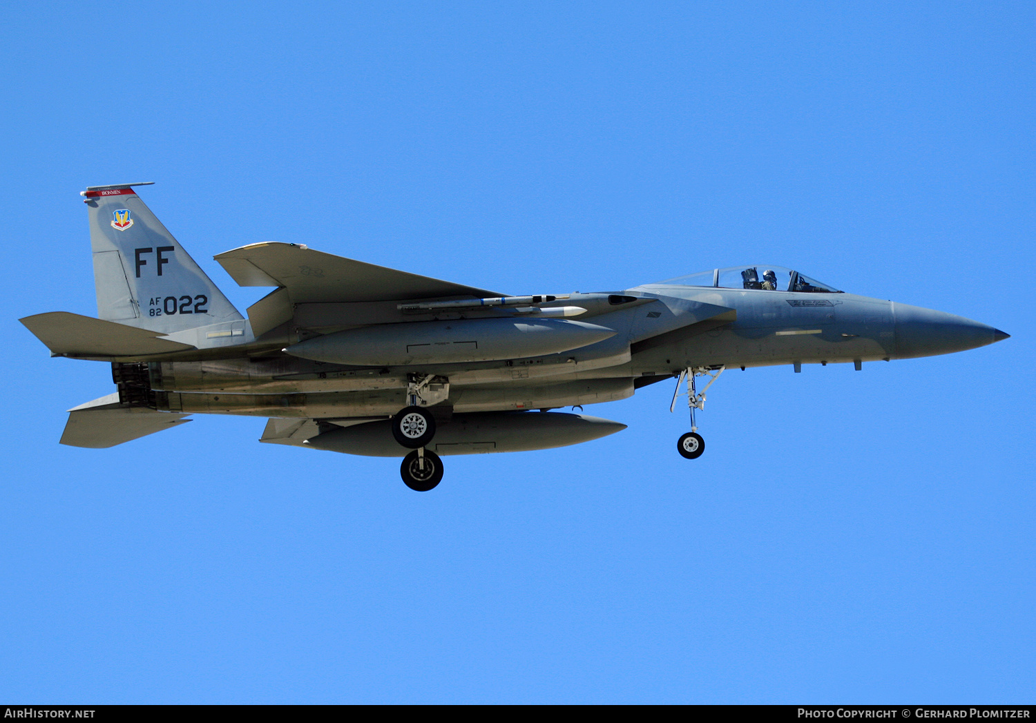 Aircraft Photo of 82-0022 / AF82-022 | McDonnell Douglas F-15C Eagle | USA - Air Force | AirHistory.net #556271