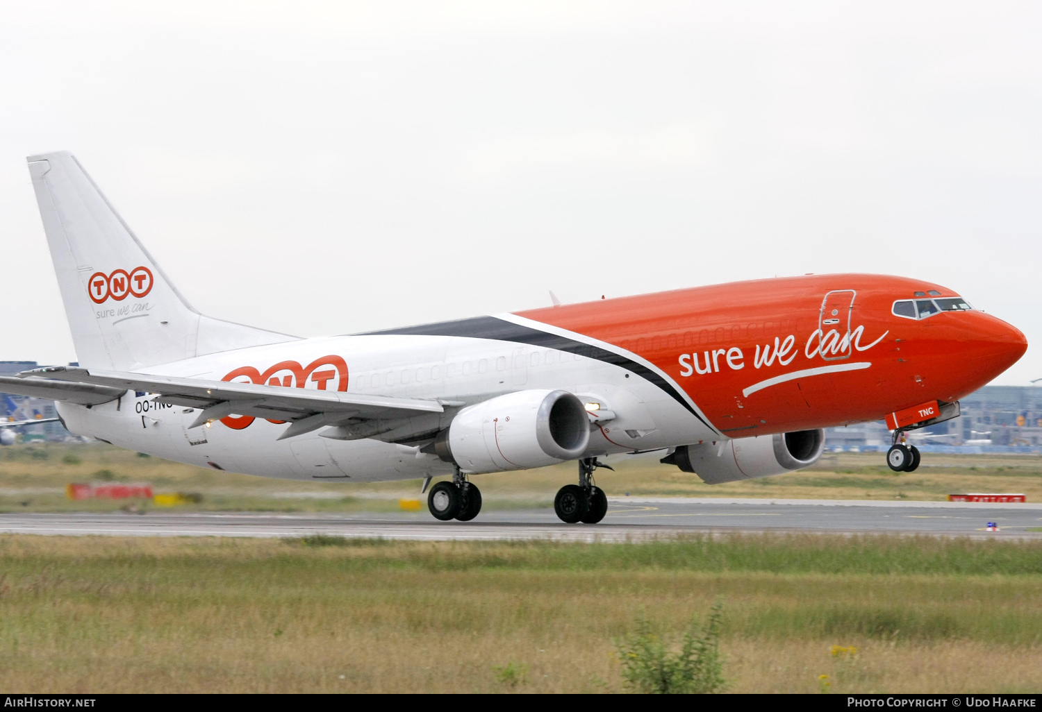 Aircraft Photo of OO-TNC | Boeing 737-301(SF) | TNT Airways | AirHistory.net #556287